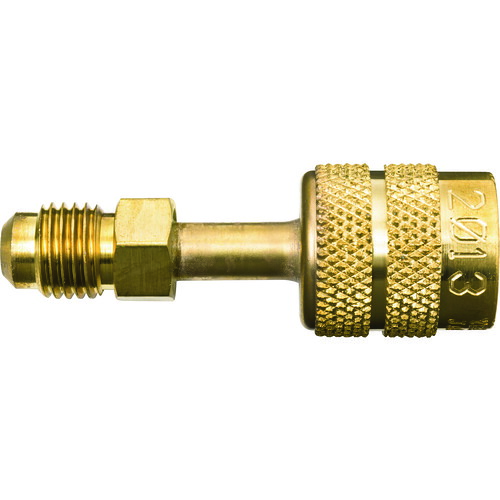 YELLOW JACKET ボンベアダプタ1/2アクメ左ねじメス×1/4フレアオス 【品番:Y19185】