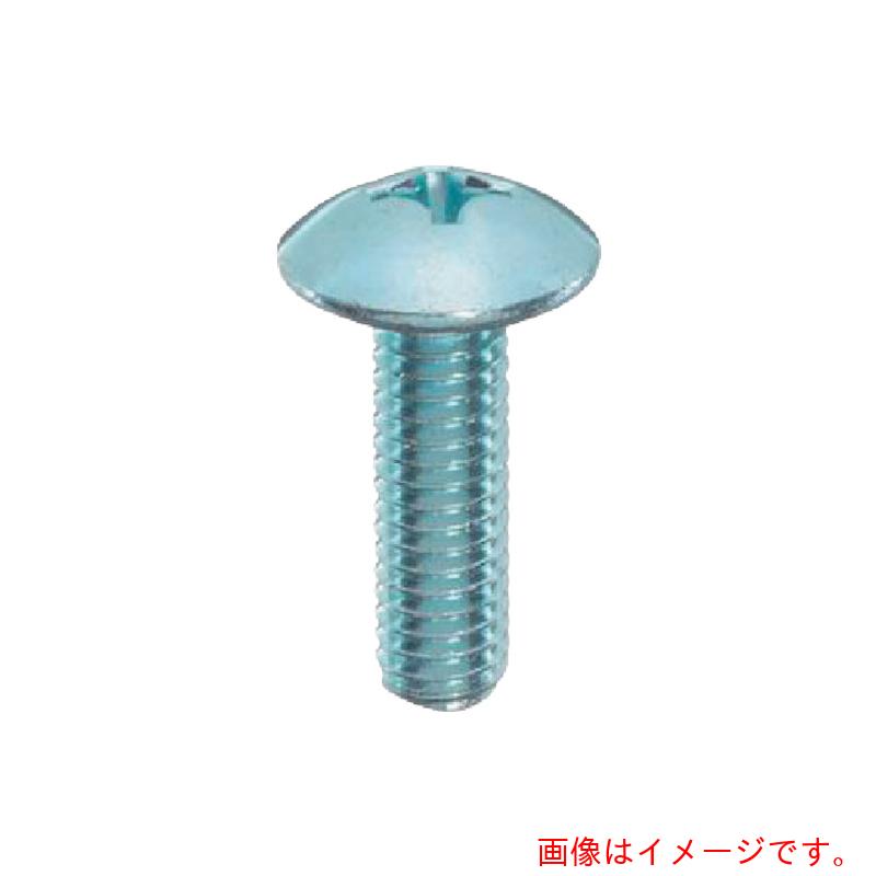 八幡ねじ（YAHATA）　十字穴付トラス小ねじ全ねじ　ユニクロ　Ｍ３Ｘ４　（４０００本入）　【品番：4580172738759】