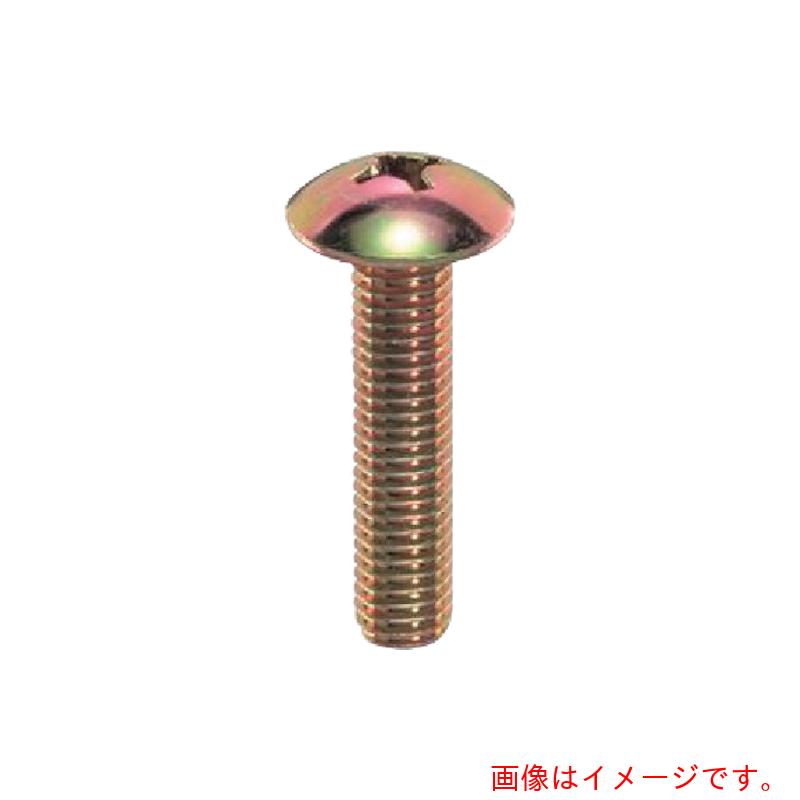 八幡ねじ（YAHATA）　十字穴付トラス小ねじ全ねじ　クロメート　Ｍ６Ｘ３５　（３００本入）　【品番：4580172739466】