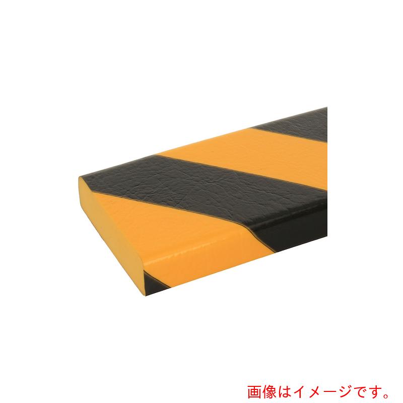 八幡ねじ（YAHATA）　バンパープロ　ＢＰ４０　フラット　テープ付　２０×７５×１Ｍ　黄／黒　【品番：4979874194138】
