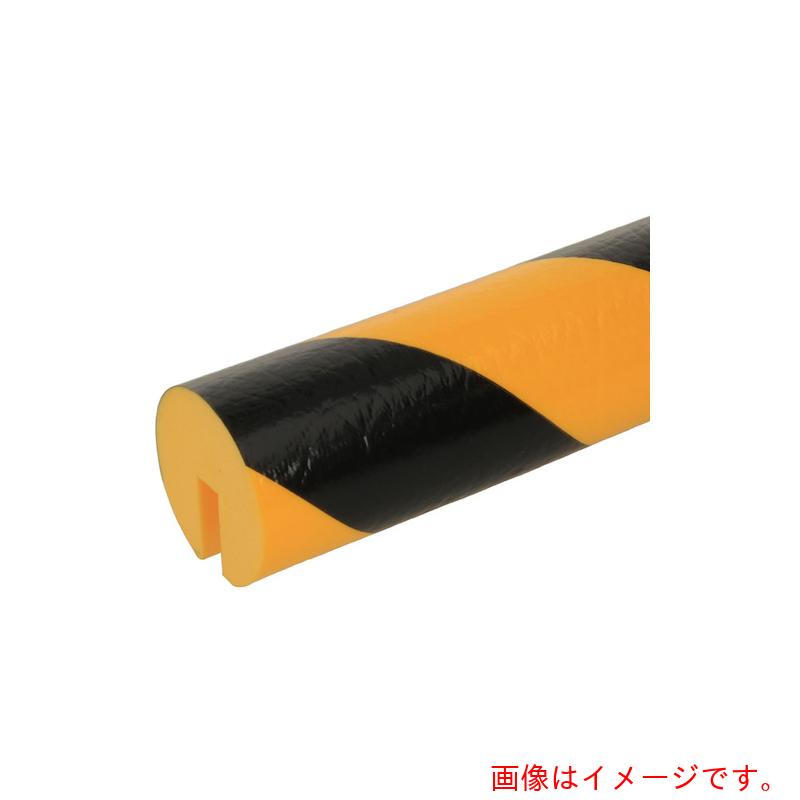 八幡ねじ（YAHATA）　バンパープロ　ＢＰ７　エッジ　丸　４０×１Ｍ　黄／黒　【品番：4979874194176】