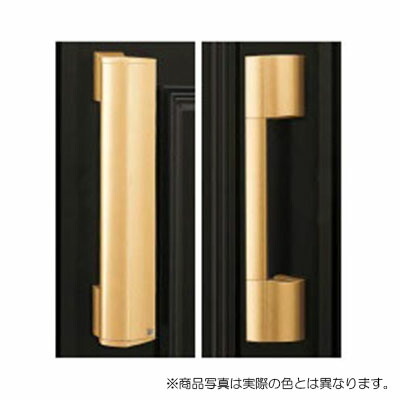 YKK AP　プッシュプルハンドルプレートタイプ右勝手　ゴールド　【品番：YG HH4K15215】