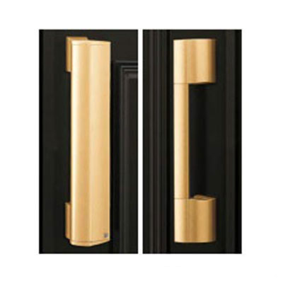 YKK AP　プッシュプルハンドルプレートタイプ左勝手　ゴールド　【品番：YG HH4K15216】