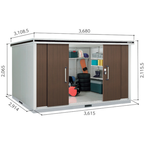 【別途貨物輸送あり】淀川製鋼所 ヨドコウ ヨド屋根裏部屋 エルモ ＬＭＤＳ－３６２９ 靉靆たる木材 【品番：LMDS-3629DW】