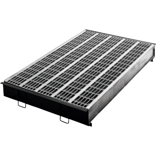 【別途貨物輸送あり】淀川製鋼所 ヨドコウ 大型 堀り割りぶた ノンスリップグレーチング ＮＯ１３ｈ１５１．Ｔ２０ 【品番：NO13H151.T20】