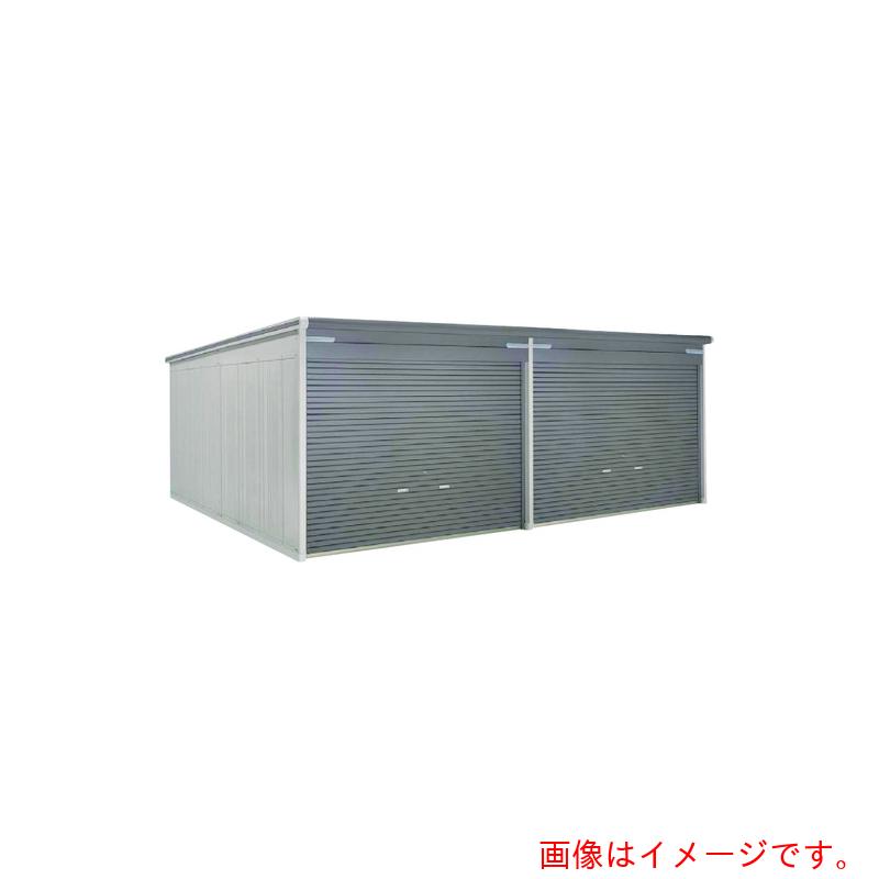 【別途送料あり】淀川製鋼所　ヨドコウ　ヨドガレージ　ラヴィージュ　ＶＧＣ－３０５９Ｈ　２連棟　ＭＧ　【品番：VGC-3059H 2X1 MG】