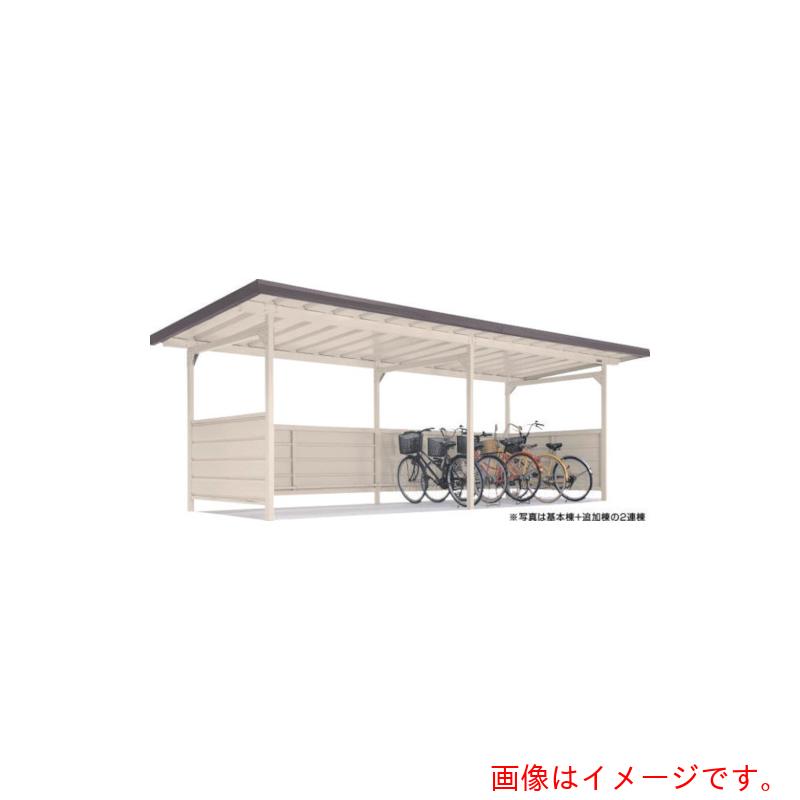 【別途送料あり】淀川製鋼所　ヨドコウ　ヨド自転車置場　ＹＯＫＣー２８０　ブラウニー　２連棟　【品番：YOKC-280BN-1-2X1】