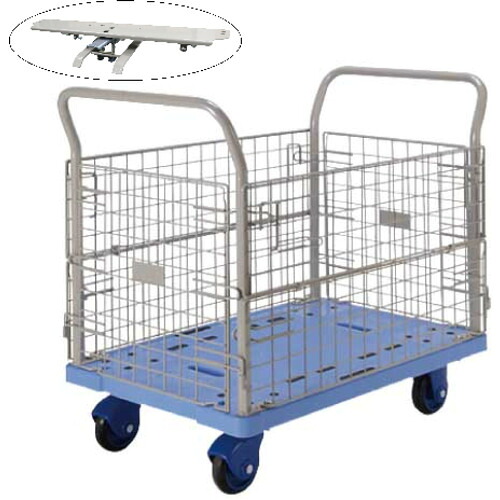 ヨドノ　樹脂製フレッシュカー　金網張　ストッパー付　【品番：301PF-ST】