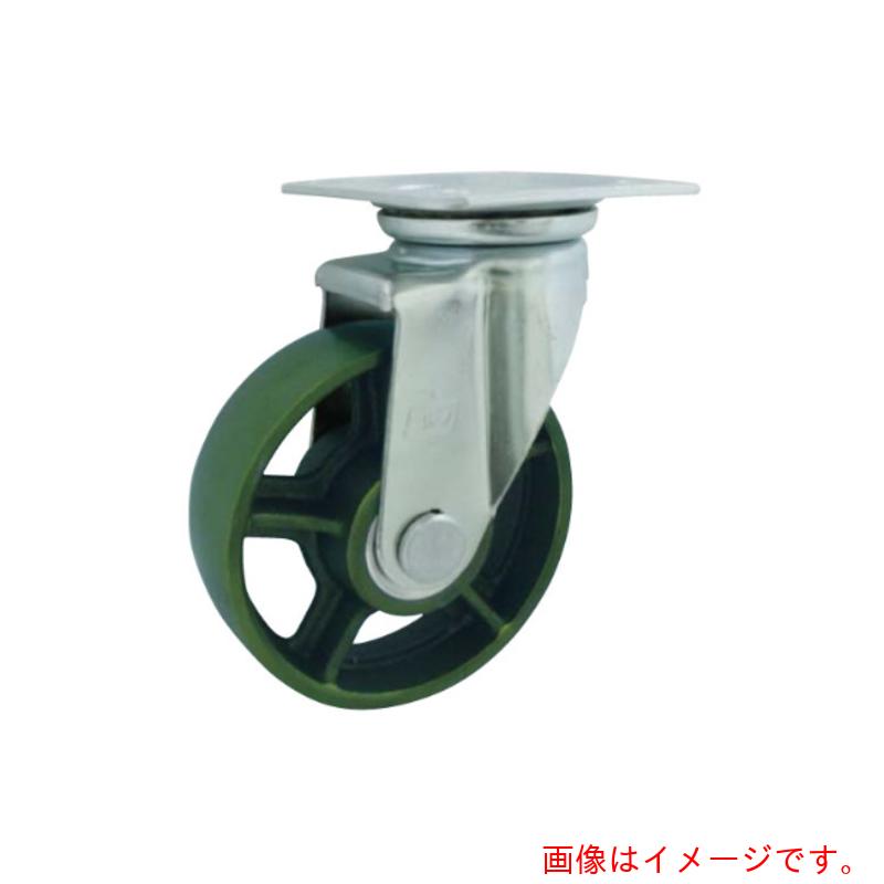 ヨドノ 鋳鉄車輪(ベアリング入) プレス製自在金具付 車輪径300mm 【品番:CB-WJ300】|住設プロ 店
