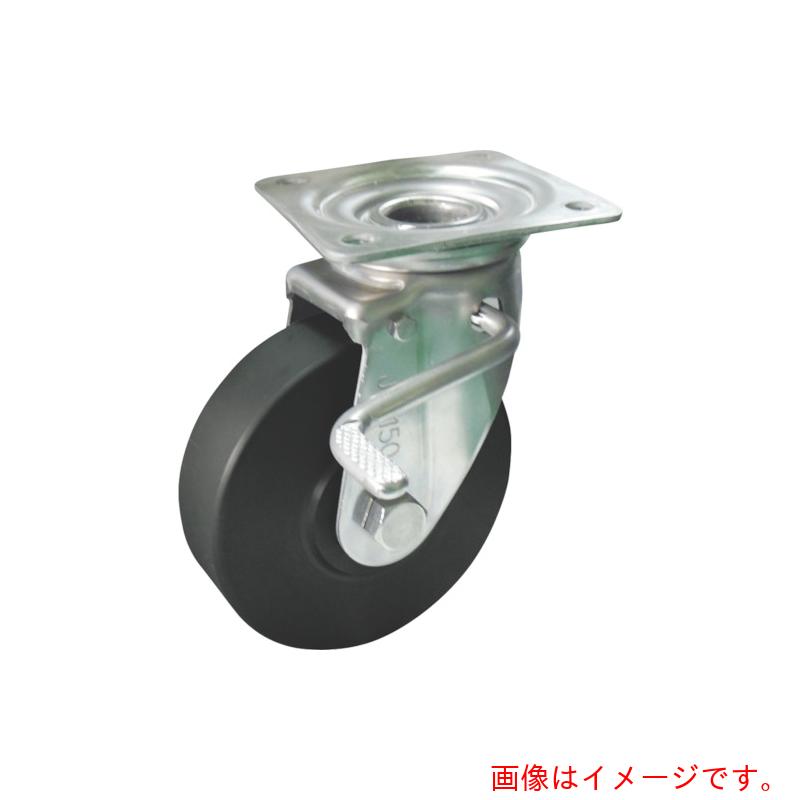 ヨドノ　導電ＭＣナイロン車輪（ベアリング入）自在金具ストッパー付　【品番：EMC-JB150CD】｜住設プロ　店