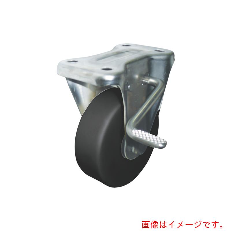 ヨドノ　導電ＭＣナイロン車輪（ベアリング入）固定金具ストッパー付　【品番：EMC-KB150CD】