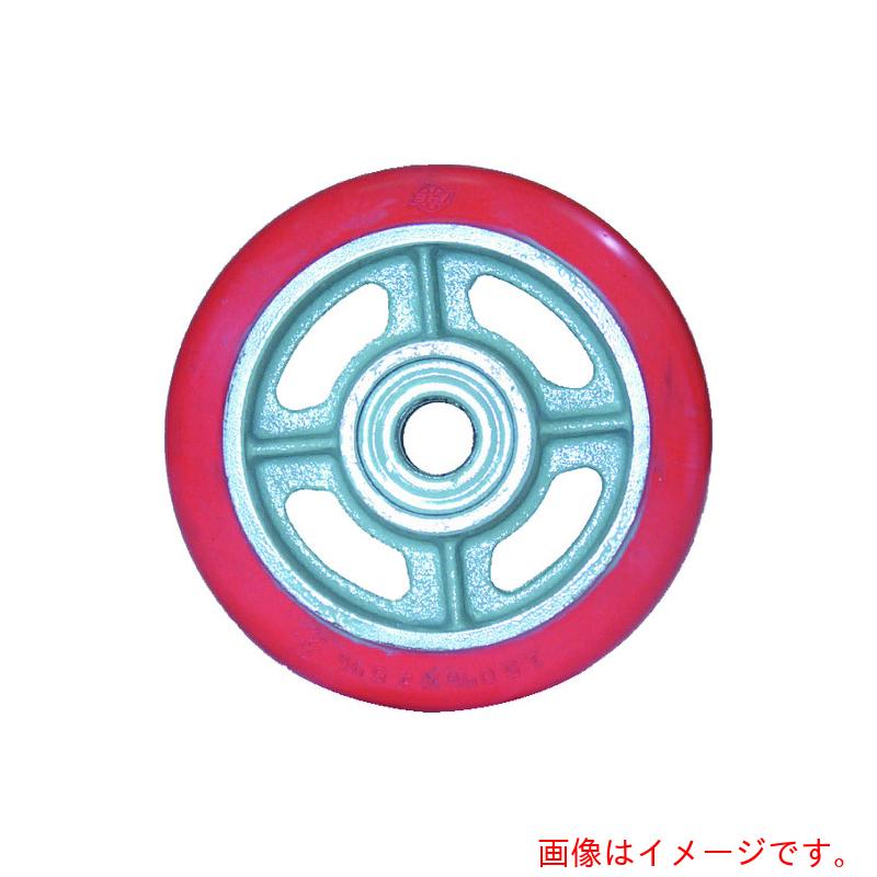 ヨドノ　鋳物中荷重用ジェンゴム車輪ベアリング入　２８０φ　【品番：GSB280】