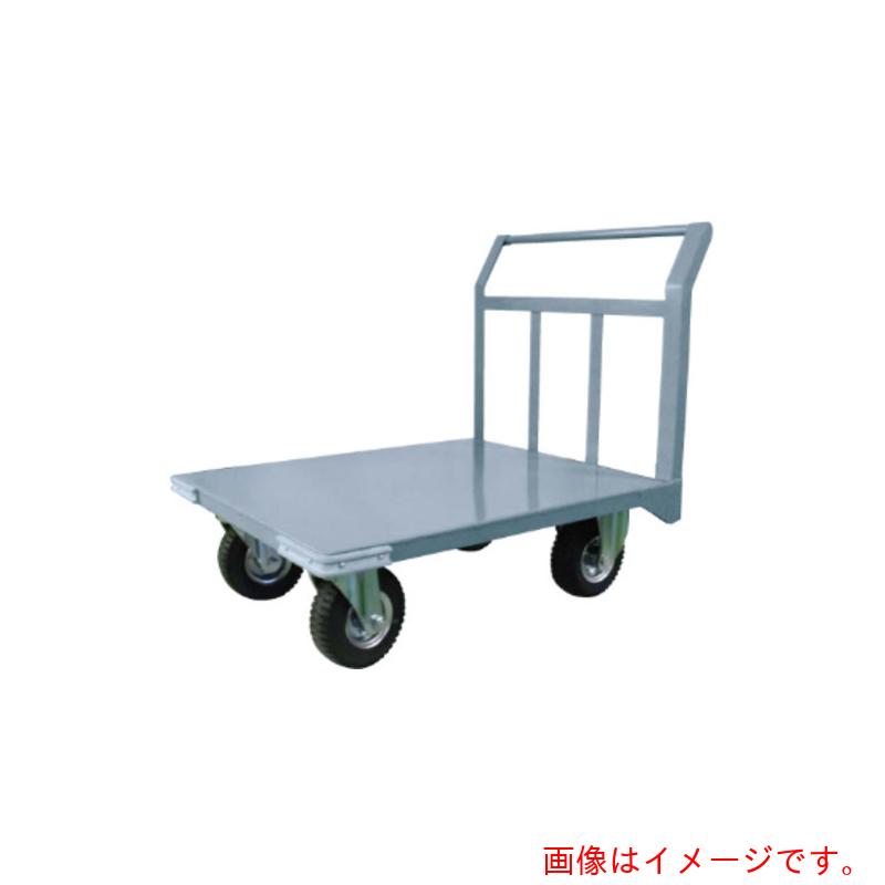 【別途送料あり】ヨドノ　片袖運搬車　空気入タイヤ付　【品番：NO.20-AR】