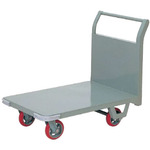 【別途送料あり】ヨドノ　片袖鉄板張運搬車　９００ｘ６００仕様　ＦＣＤ車輪付　【品番：NO.22-FCD】