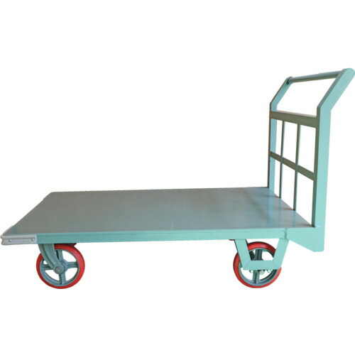 【別途送料あり】ヨドノ　片袖運搬車　１２００ｘ７５０仕様　ＦＣＤ車輪付　【品番：NO.25-FCD】