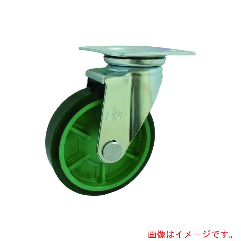 ヨドノ 脂製ウレタン天然ゴム拷問台（ベアリング無）自在車付 【品番：PNUAJ200】