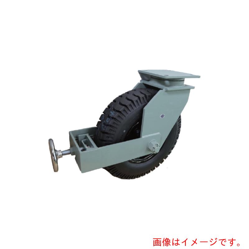 ヨドノ 引っ張ること用特殊タイア自在車 ストッパー付 【品番：UCTRJ3.50-5ST】