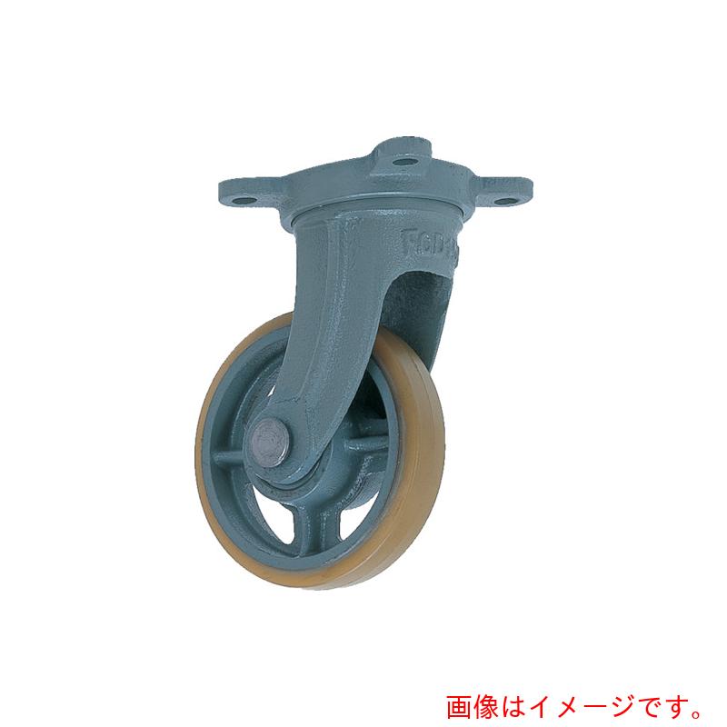 ヨドノ 鋳込み中掛け目用ウレタン拷問台自在車付ベアリング入 １３０φ 【品番：USB-G130】