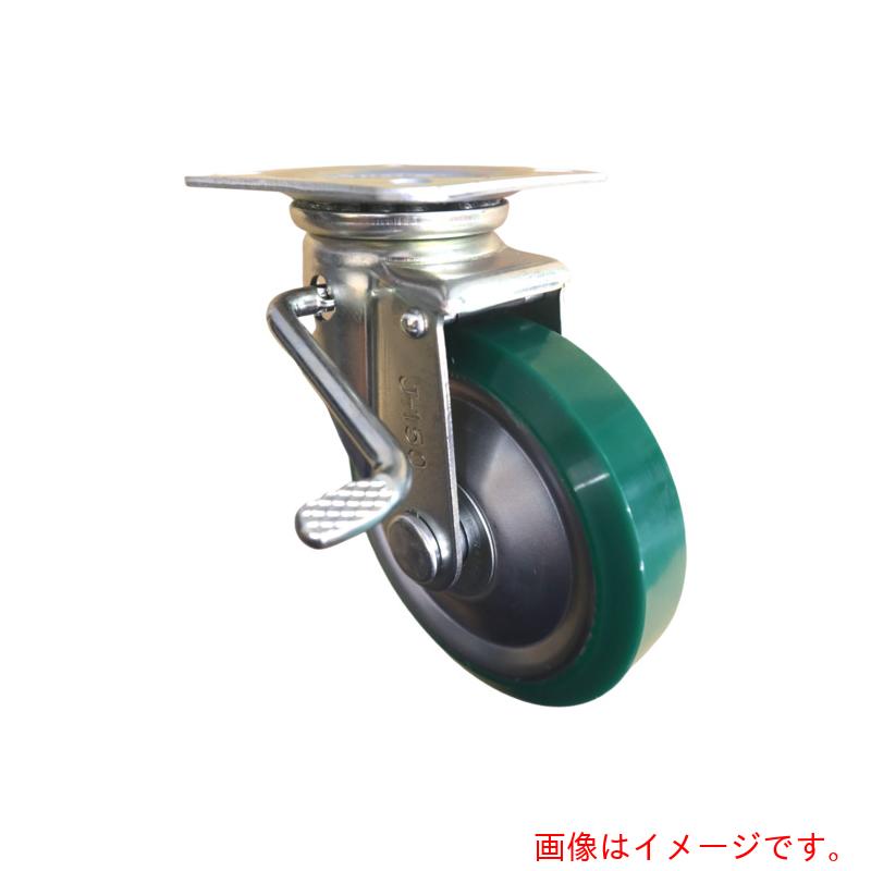 ヨドノ 押しつける製自在金具 左打ちきり付 ウレタン車 【品番：UWJBL200】