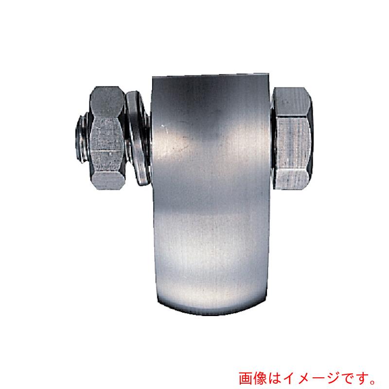 【別途送料あり】ヨコヅナ　４４０Ｃベアリング入ステンレス重量戸車　車のみ　５０ｍｍ　山Ｒ　【品番：JCP-0508】