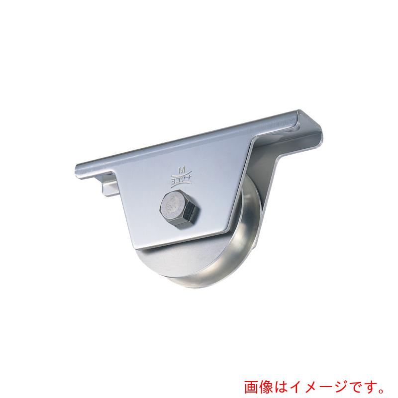 【別途送料あり】ヨコヅナ　４４０Ｃベアリング入ステンレス重量戸車　５０ｍｍ　溝Ｒ　【品番：JCS-0501】