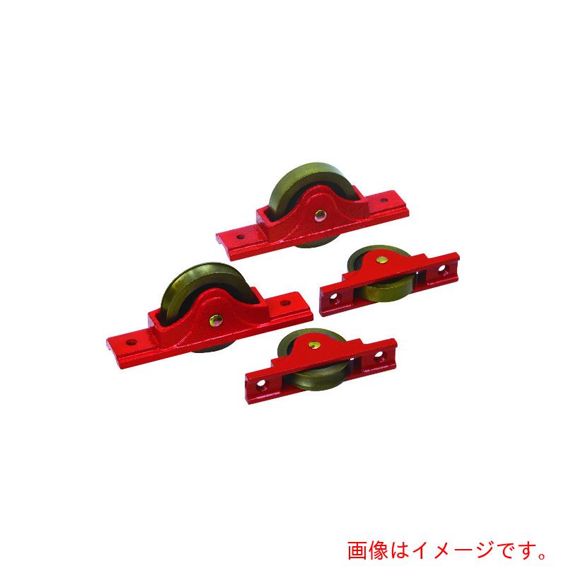 ヨコヅナ 鋳物枠ローラー戸車 ９０ｍｍ 平 【品番：RJC-0902】