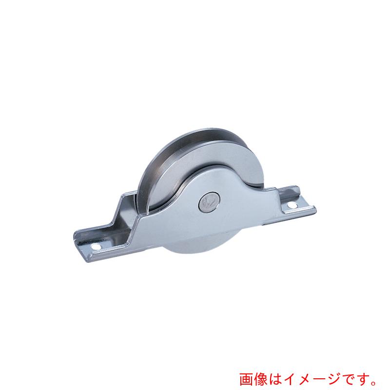 ヨコヅナ ベアリング入ステンレス戸車 ７５ｍｍ 溝 【品番：SBS-0756】
