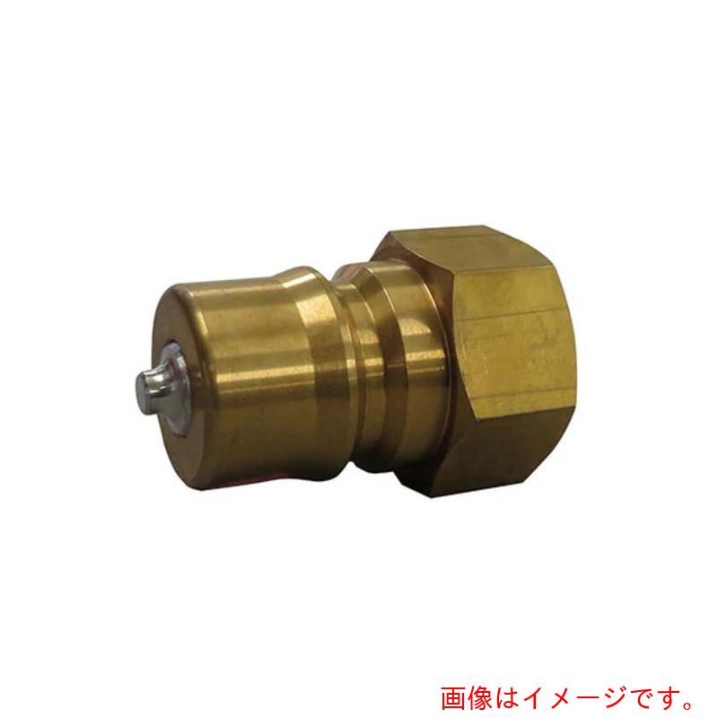 吉田工作所　ＮＫＣカップリング　ＫＳ型カップリングプラグ（ＢＳＢＭ）　Ｒｃ１　メネジ　【5個】　【品番：KS-8P-B】