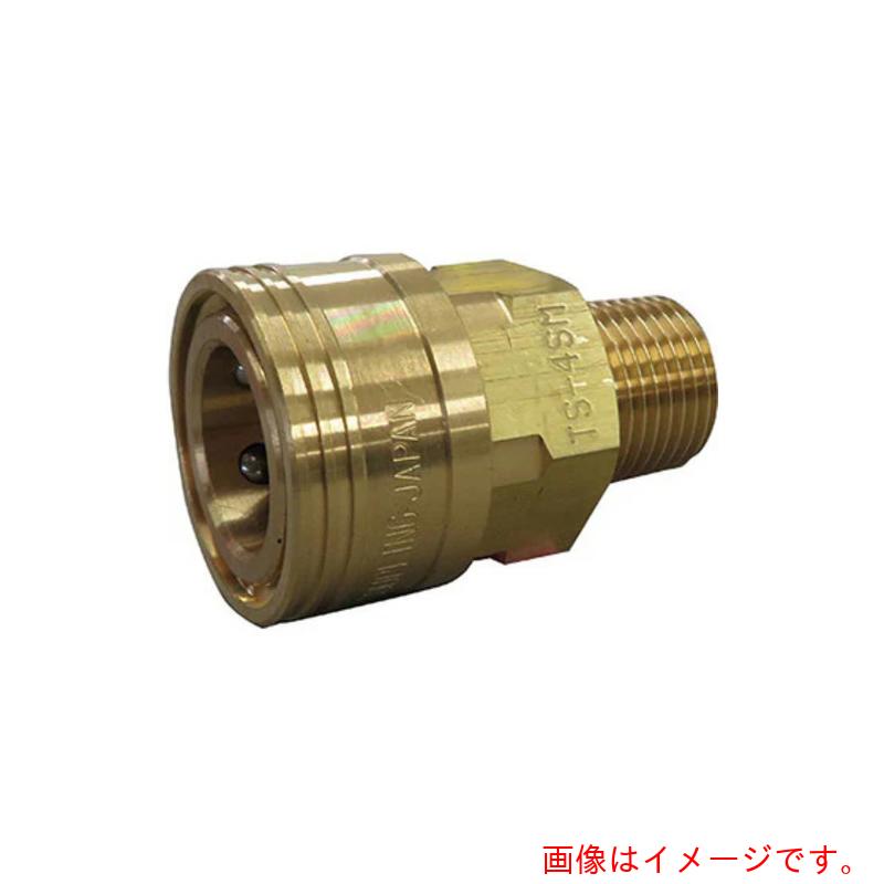 吉田工作所　ＮＫＣカップリング　ＴＳ型カップリングソケット（ＢＳＢＭ）　Ｒ１　オネジ　【3個】　【品番：TS-8SM-B】