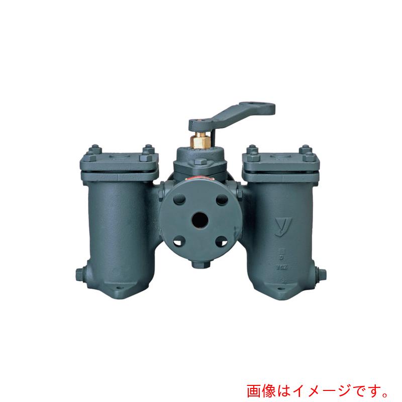 【別途貨物輸送あり】ヨシタケ（YOSHITAKE） Ｗ形（複式）ストレーナ（６０メ） ６５Ａ 【品番：SW-10-60M-65A】