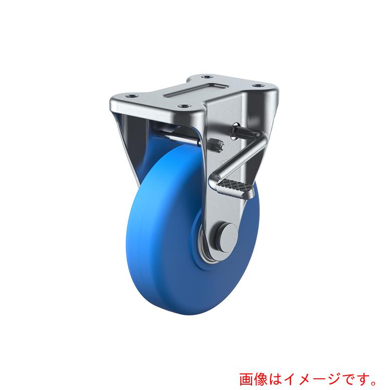 ユーエイ　プレート式　固定　キャスター　モノマーキャストナイロン　車輪径２００ｍｍ　ストッパー付き　Ｊタイプ　ＫＢ（Ｒ）型　取付寸法１１２×６３　【品番：MCBKB-200(R)】 9,979円