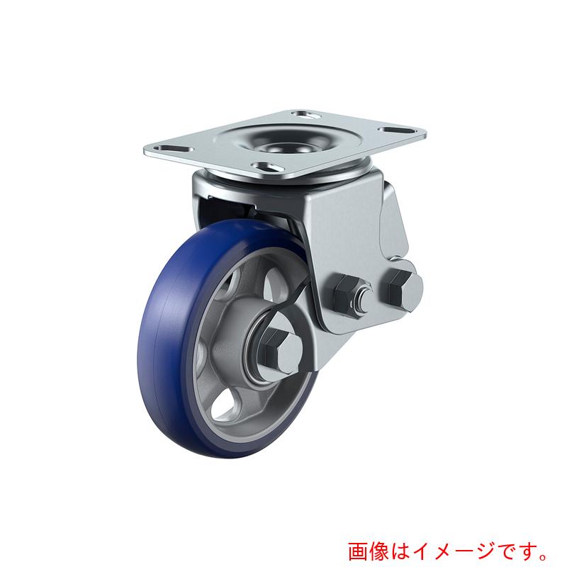 ユーエイ　プレート式　自在　クッションキャスター　プレミアムウレタン　車輪径１５０ｍｍ　　ＳＫＹタイプ　ＳＫＹ&minus;２Ｓ型　取付寸法９４&times;９４（８７&times;８７）　【品番：SKY-2S150APU-B-2】｜住設プロ　店