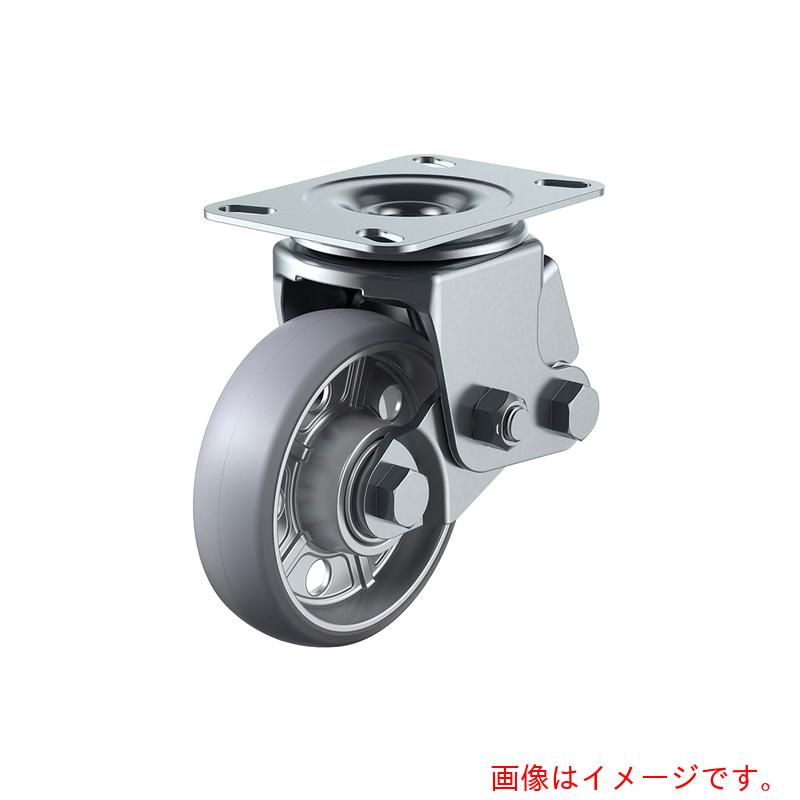 ユーエイ　プレート式　自在　クッションキャスター　アルティメットウレタン　車輪径１５０ｍｍ　　ＳＫＹタイプ　ＳＫＹ－２Ｓ型　取付寸法９４×９４（８７×８７）　【品番：SKY-2S150AUU-B-1】