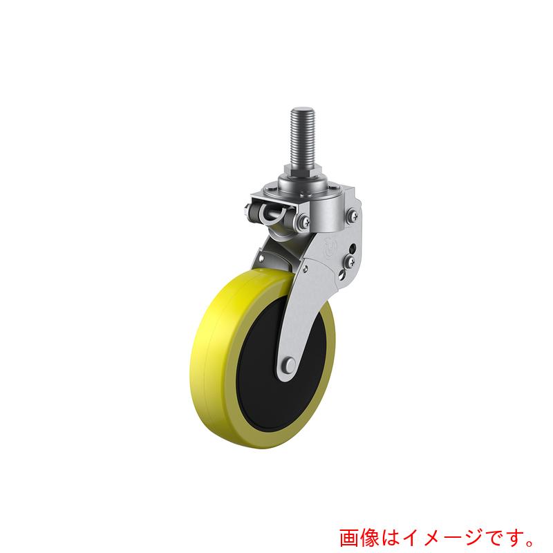 ユーエイ　ねじ込み式　自在　クッションキャスター　帯電防止ウレタン　車輪径１００ｍｍ　　ＳＫＹタイプ　ＳＫＹ－Ｔ型　ネジ寸法Ｍ１６×４０ピッチ２　【品番：SKY-T100SUE-2-M16-40】