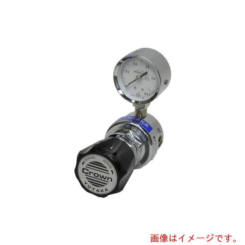 ユタカ（YUTAKA）　Ｃｒｏｗｎ　配管用低圧用圧力調整器　　ＦＲ－１Ｏ－Ｐ　窒素用　【品番：FR-1O-P 0.6MPA N2】