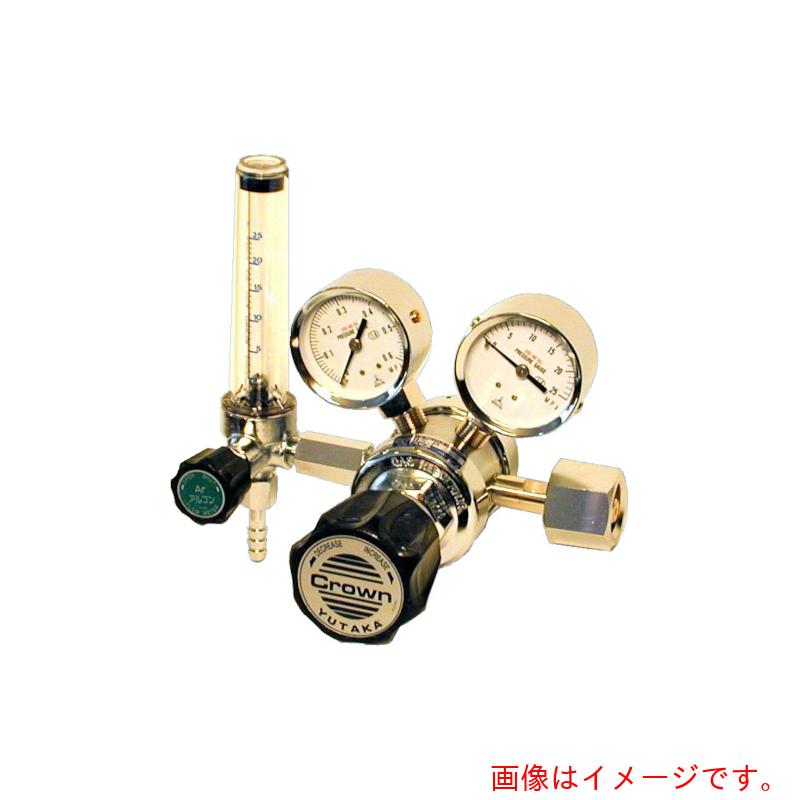 ユタカ（YUTAKA） Ｃｒｏｗｎ 流束計付二段式剪断応力合わせる器 ＦＲ－２Ｓ－Ｐ Ｎ用 【品番：FR-2S-P 0.6MPA  N2-25L/MIN】