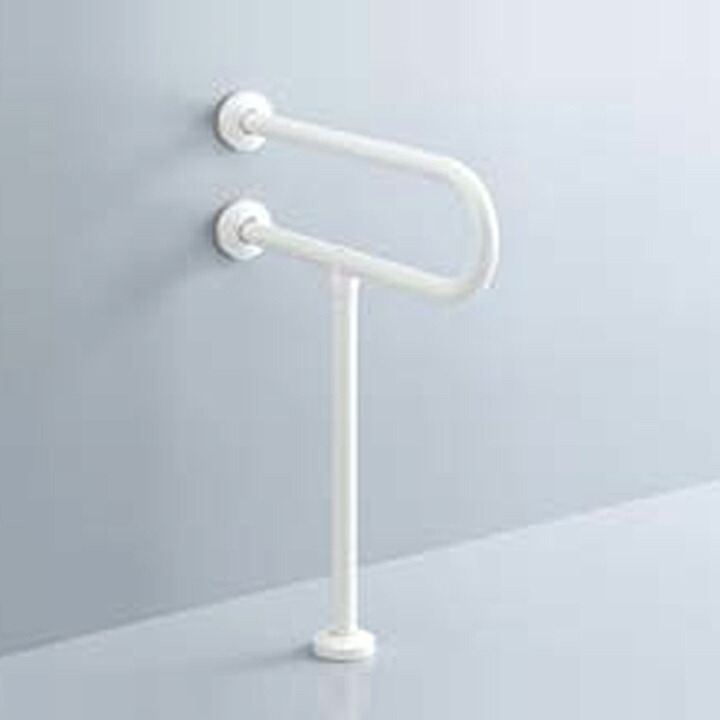 【KF-525AE80J/KE】リクシル 排泄物腕っ扱き手摺り(壁床くっ付ける式) 脂覆面すること印字機 KE(自然的木材) 受注生み出すこと品 LIXIL