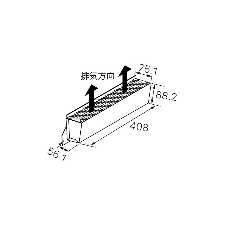 1640円 送料無料激安祭 ノーリツ 部材 熱源機関連 排気カバーC126 上方 NORITZ