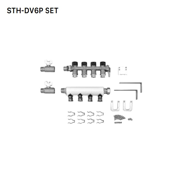 【0500250】【STH-DV6P SET】ノーリツ 部材 端末器関連 ヘッダー関連 STH-DV6P SET NORITZ