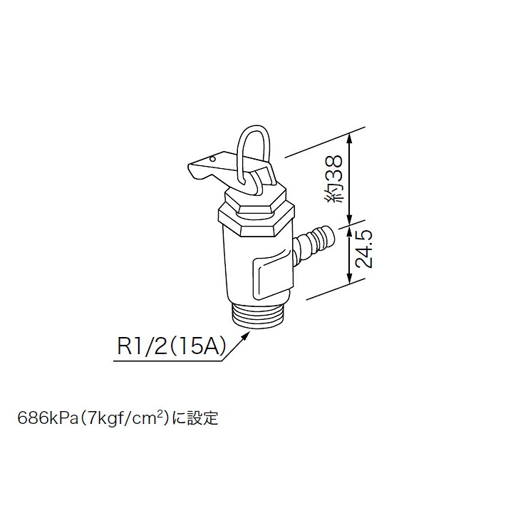 【楽天市場】【0701565】【過圧逃がし弁SE1501ZZF7】ノーリツ 部材 即出湯用部材 過圧逃がし弁SE1501ZZF7 NORITZ ...