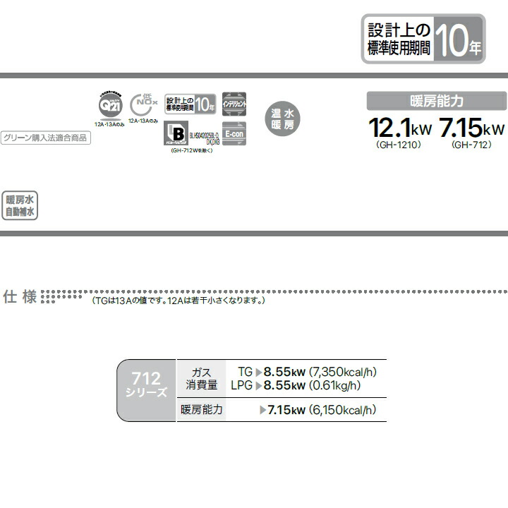 ノーリツ 給湯器 ガス温水暖房専用熱源機 NORITZ 屋外壁掛形 プロパン