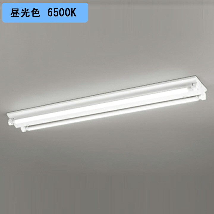【XL551147R2A】オーデリック ベースライト 片側給電・配線 40形 3400lm 直付 型調光昼光色 調光器不可 (構成:XL551147#Y×1) + (NO442RA×2) ODELIC|住宅設備機器の小松屋