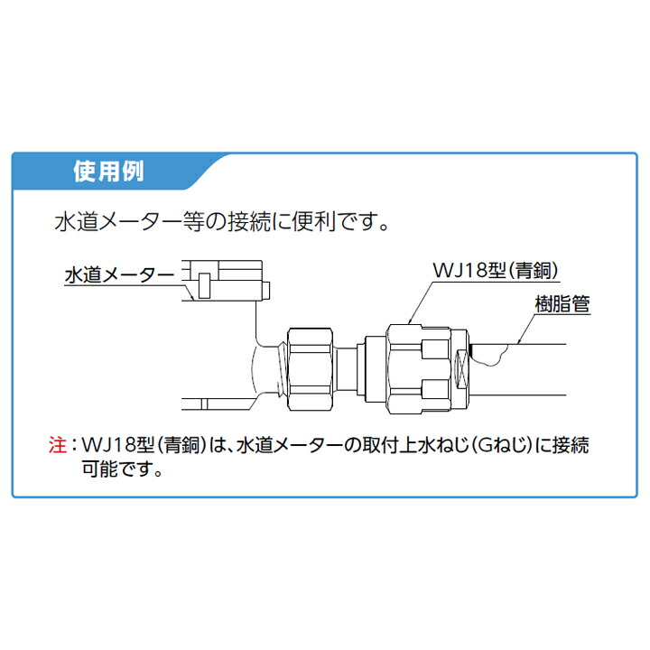 61％以上節約 オンダ製作所 WJ18-1313-S ダブルロックジョイント WJ18型 ナット付アダプター 共用 呼び径 ねじG1 2 樹脂管13A  discoversvg.com