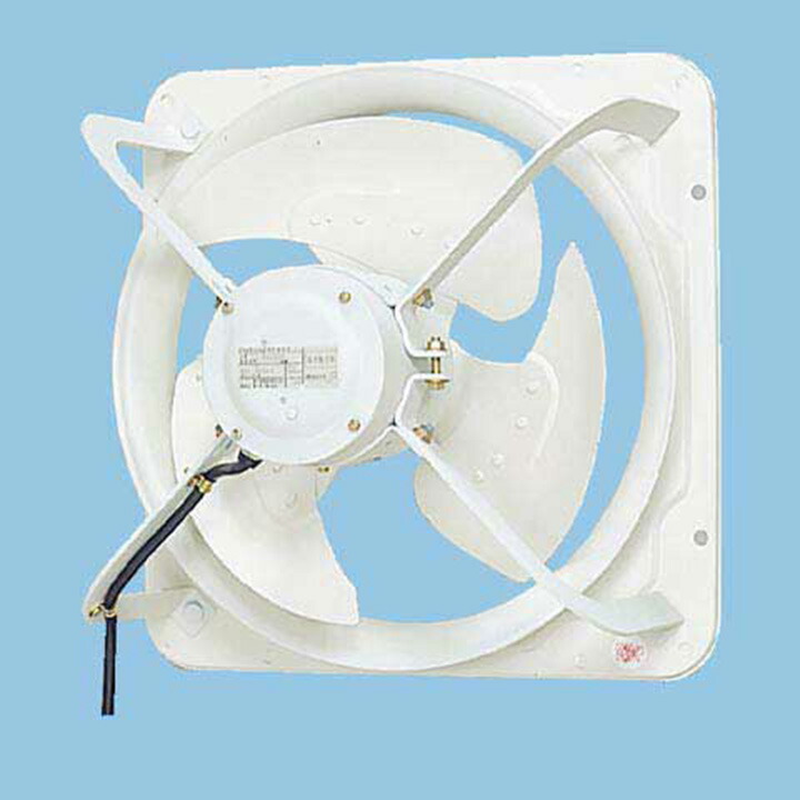 【FY-40GTW3】パナソニック 有圧換気扇 鋼板製 低騒音形 排－給気兼用仕様 40cm 三相・200V 公称出力：400W 取付開口寸法（内寸）：445mm角 panasonic