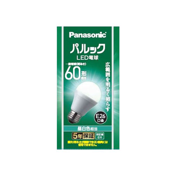 楽天市場】【LDA7L-G/K6】パナソニック パルック LED電球 7.0W（電球色