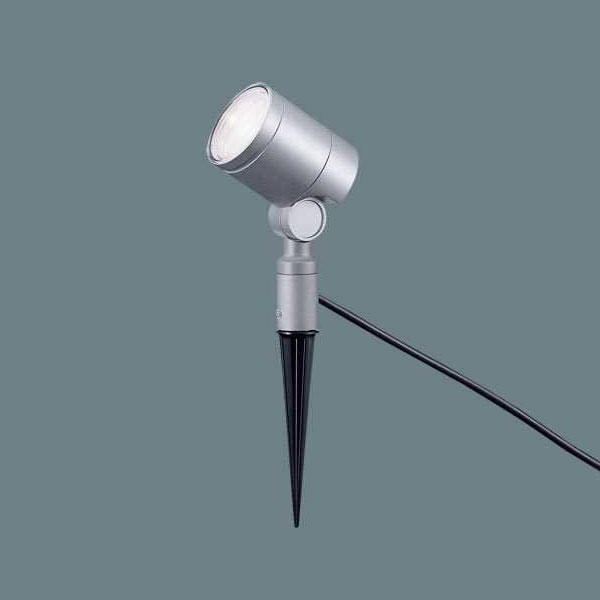 【LGW40101】パナソニック LEDスポットライト スパイク取付型 防雨型 パネル付型 シルバーメタリック（電源プラグ付） エクステリア 【panasonic】