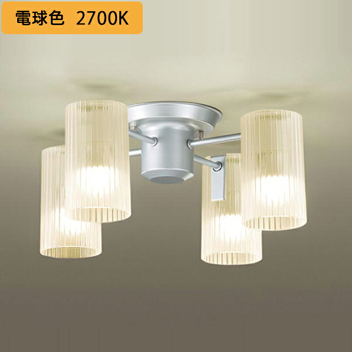 【LGB57453Z】パナソニック 天井直付型 LED(電球色) 小型シャンデリア U-ライト方式 LED電球交換型 白熱電球40形4灯器具相当/-4.5畳 ランプ同梱包 panasonic｜住宅設備機器の小松屋 23,941円