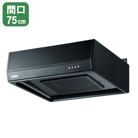【BFR-1E-AP602BK】リンナイ レンジフード BFRシリーズ スタンダードフード（ターボファン・フラット型） 60cm幅 ブラック 【Rinnai】｜住宅設備機器の小松屋