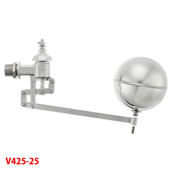 【V425-25】三栄 トイレ用品 複式ステンレスボールタップ SANEI