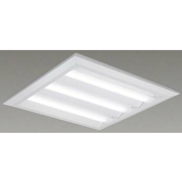 【LEKT750452WW-LD9】東芝 LED軍事基地ともし火 TENQOO四角い LED赤ちょうちん手合い 直付埋込兼用形□570 底面開放的手合い 色気温3500K Ra83 FHP32 ライト・照明器具-インテリア・寝具・収納-シーリングライト・天井直付灯